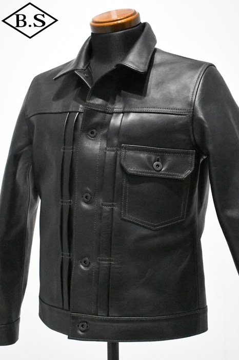 【新品タグ付き】MACHATT エコレザージャケットブラック Black Leather Embossed Jacket – SGT GRIT