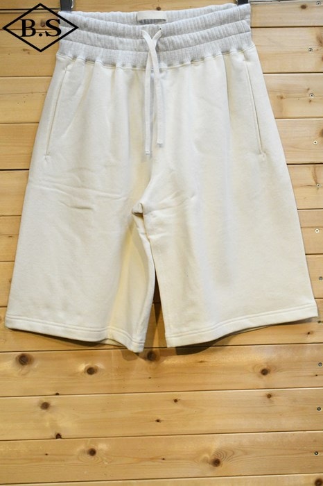 ナイジェルケーボン Nigel Cabourn スウェットパンツ 80460051045 FRENCH TERRY SEWAT SHORT フレンチテリースウェットショート  アイボリー