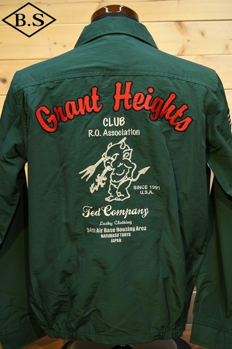 テッドマン セール 20%オフ TDNJ-8000 スウィングトップ　 「Grant Heights」　グリーン