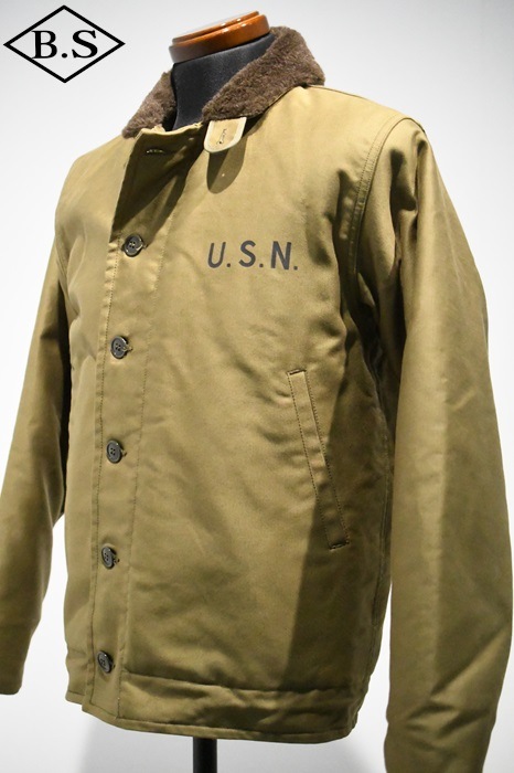 リアルマッコイズU.S.N.カーキミリタリージャケット（ショッパー付） REAL McCOYS】リアルマッコイズ商品一覧 リアルマッコイズU.S.N.カーキ