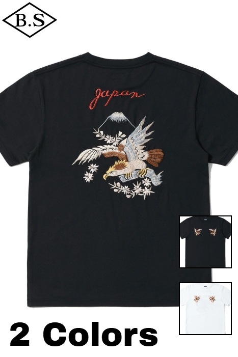 テーラー東洋 TAILOR TOYO Tシャツ TT79587 SUKA T-SHIRT EMBROIDERED “EAGLE”