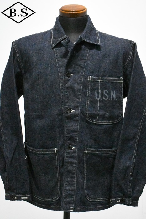 コリンボ COLIMBO アウター ZB-0109 NAVAL WORK Jkt. N-3 TYPE Custom WATKINS-JF 12oz Denim INDIGO
