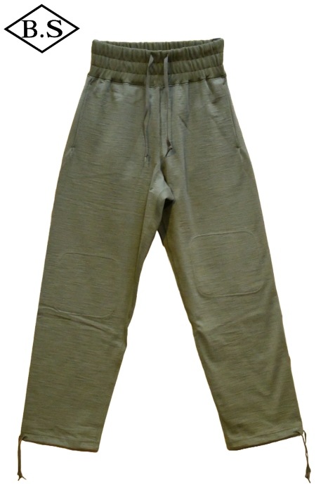ナイジェルケーボン Nigel Cabourn パンツ 80470050040 40s MILITARY SWEAT PANT - BUMPY JERSEY 40sミリタリースウェットパンツ - バンピージャージー グリーン