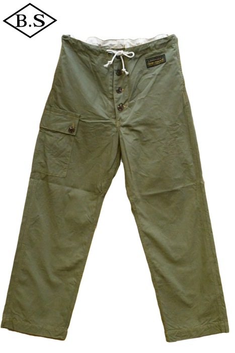 クッシュマン パンツ CUSHMAN 22281 スラブツイル オーバーパンツ SULUB TWILL OVER PANTS オリーブ