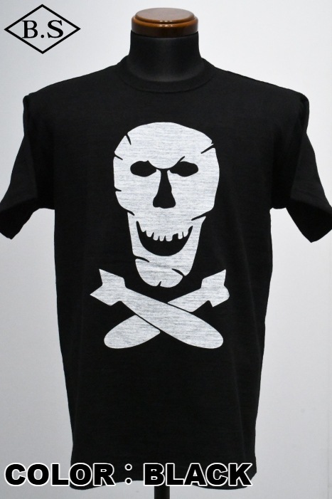 リアルマッコイズ　Jolly Roger ブラック Lサイズ 新品未使用 MILITARY TEE/JOLLY ROGER,BEST DAMN GROUP | S/S TEE | The