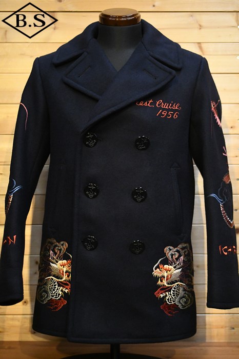 バズリクソンズ BUZZ RICKSON’S アウター BR15350 SUKA PEA COAT “BUZZ RICKSON'S 30th ANNIVERSARY MODEL USS LEXINTON CVA-16 SUKA EMBROIDERY”
