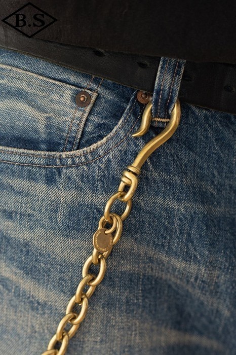 小物 / ビッグジョン BIG JOHN 小物 VWC02 BRASSウォレットチェーン