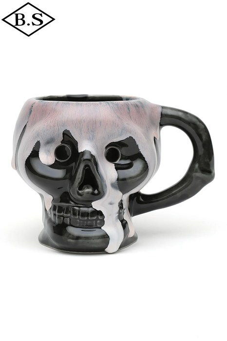 アトラクションズ Attractions 小物 A20033 Skull Mug Black