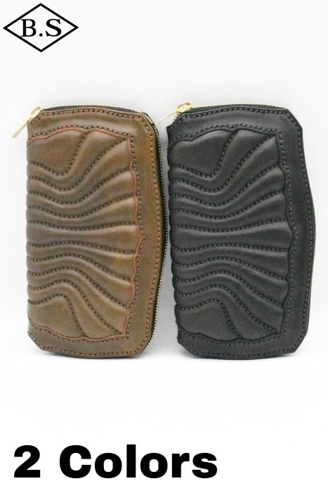 マニフォールド MANIFOLD ロングウォレット RY-11 PL-B　MORAY ROUND FASUTENER WALLET