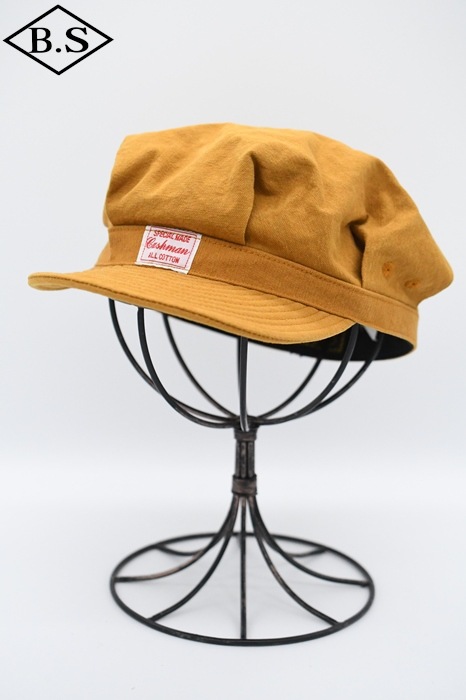 クッシュマン CUSHMAN キャップ 29375 15oz DUCK WORK CAP CAMEL