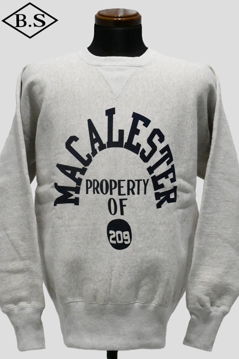 チャンピオン CHAMPION スウェット C3-U037  TRUE TO ARCHIVES RW CREWNECK SWEATSHIRT シルバーグレー