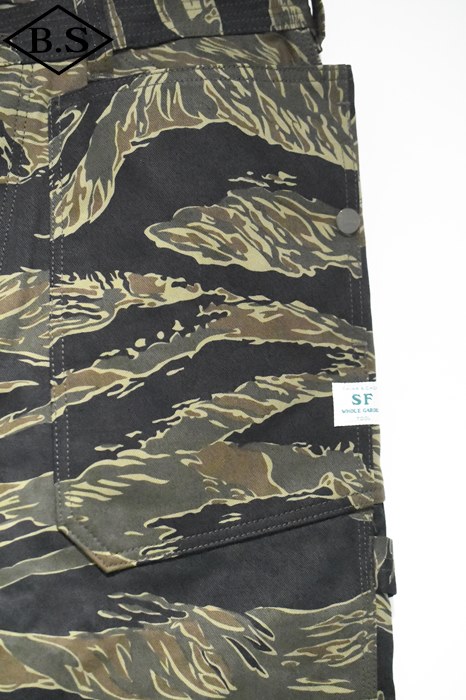 のあページ SASSAFRAS『FALL LEAF SPRAYER PANTS(13.5oz DENIM)』(INDIGO