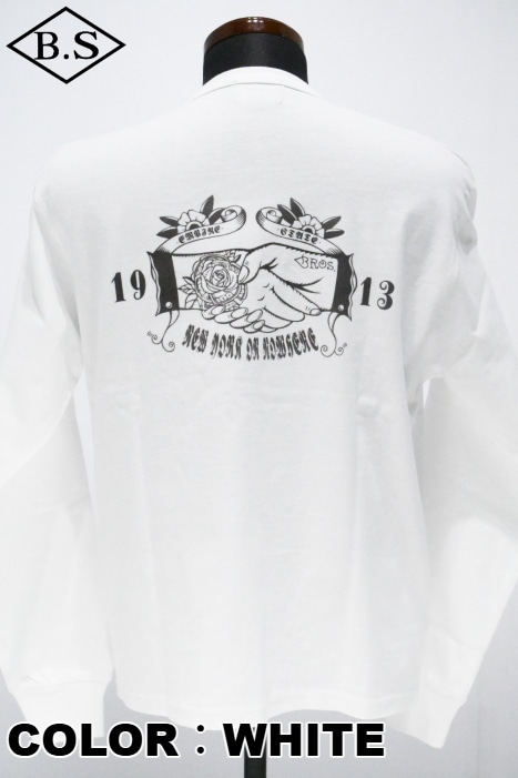 Schott / ショット schott 長袖Tシャツ 7826130003 SHAKE HAND HENLEY