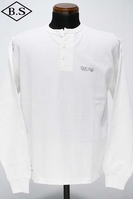 Schott / ショット schott 長袖Tシャツ 7826130003 SHAKE HAND HENLEY