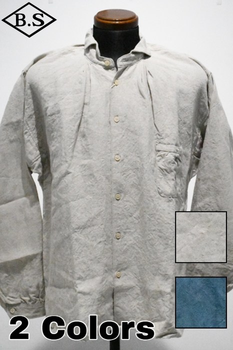 ジェラード JELADO ザツーモンキーズ The 2 Monkeys  長袖シャツ TM21160 Linen Cambrai Shirt