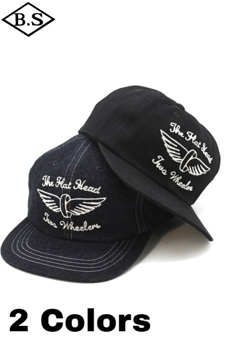 ブランド別 / フラットヘッド THE FLAT HEAD キャップ FN-HC007 デニム