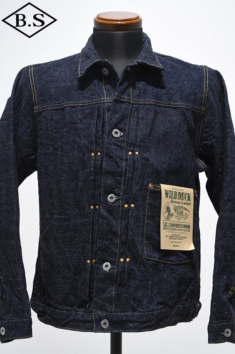 ビッグジョン BIG JOHN  デニムジャケット M6012RC GR LABEL WILD DUCK JACKET INDIGO