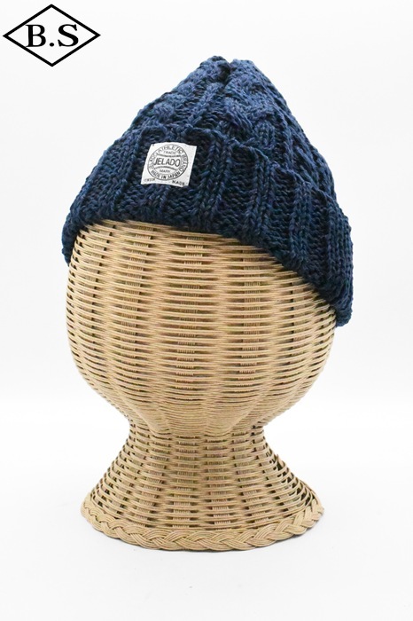 ジェラード JELADO ワッチキャップ AB94705ID JELADO Cotton Cable Watch Cap Indigo