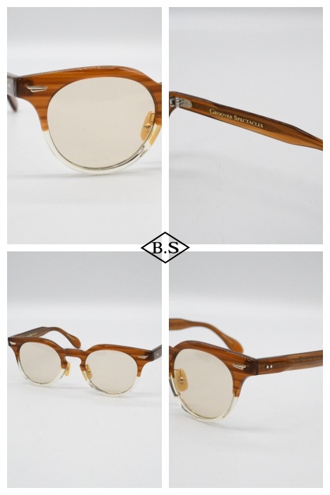 トータスシェル イエローレンズ サングラス　GROOVER　piedpiper HERBIE Topaz sunglasses 《ハービー トパーズ サングラス》