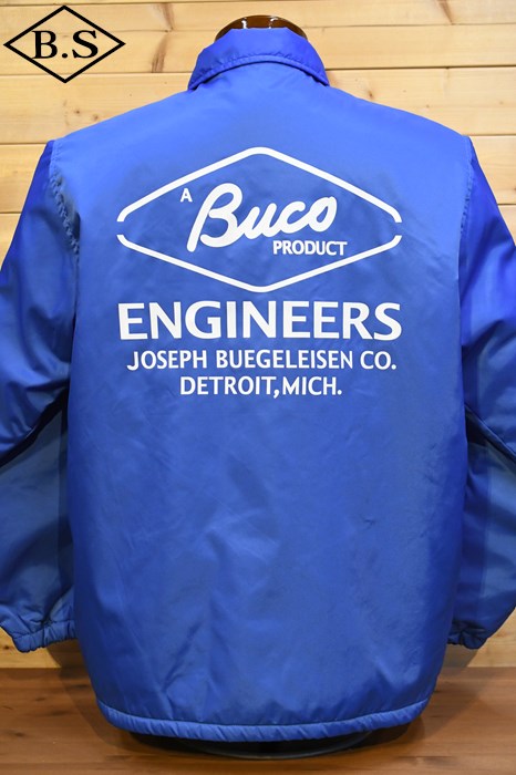 リアルマッコイズ  REAL MCCOYS アウター BJ23102 BUCO ACRYLIC LINED COACH JACKET / ENGINEER BLACKS R.BLUE