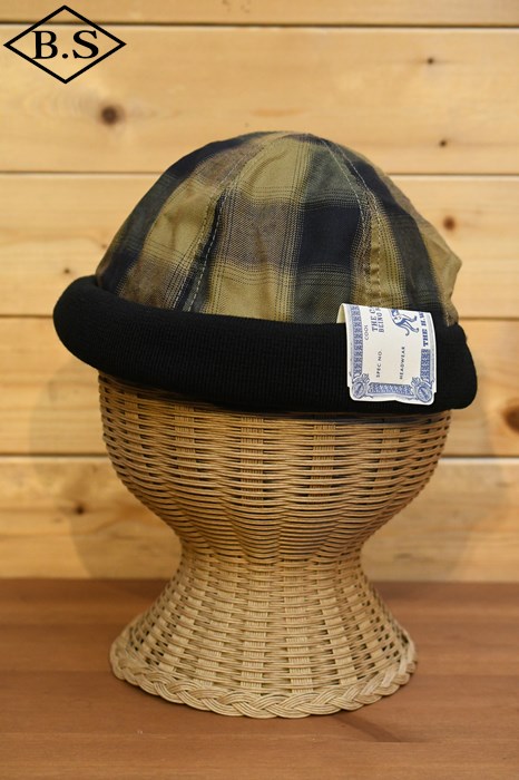 H.W. DOG&CO ロールキャップ　ストライプ H.W. DOG&CO ロールキャップ ストライプ OMBRE ROLL CAP - Black