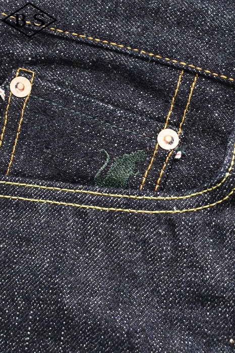 STUDIO D'ARTISAN 刺繍デザイン 濃紺 デニムパンツ 36サイズ