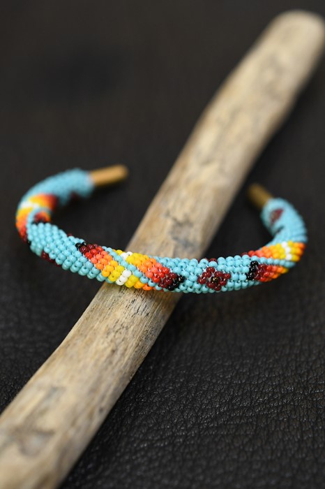 バッファロートラックス バングル  Buffalo Tracks  Beads Bungle ビーズ バングル green mix