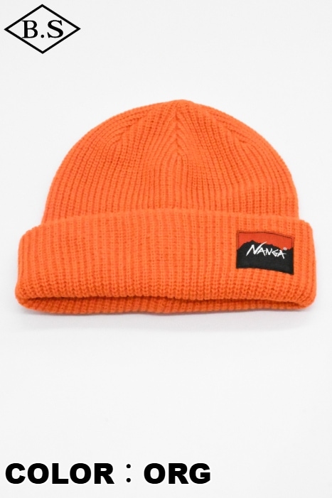 ブランド別 / ナンガ NANGA ニットキャップ BOX LOGO BULKY BEANIE