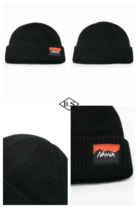 キャップ / ナンガ NANGA ニットキャップ BOX LOGO BULKY BEANIE