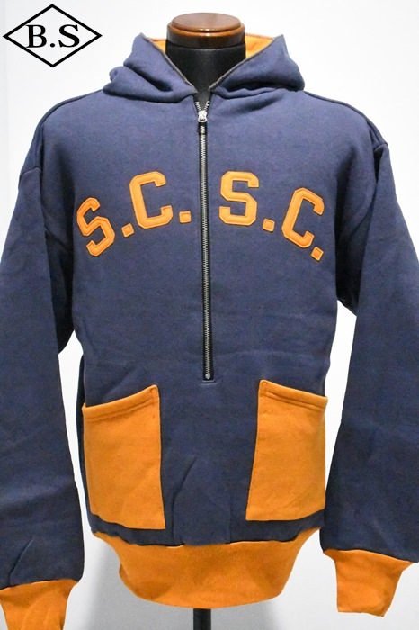 ジョングラッコー JOHN GLUCKOW ウエアハウス スウェット JG-CS11 The Olympic Champion sweat parka アップリケ ナスコンオレンジ