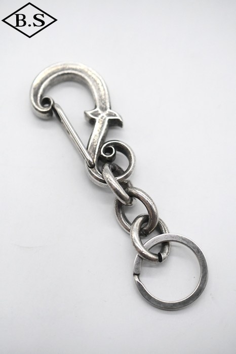 オーパス OPUS インセプション INCEPTION 小物 IPK-04 F-HOLE CARABINER KEY HOLDER/SILVER PLATING Fホールカラビナキーホルダー シルバーメッキ