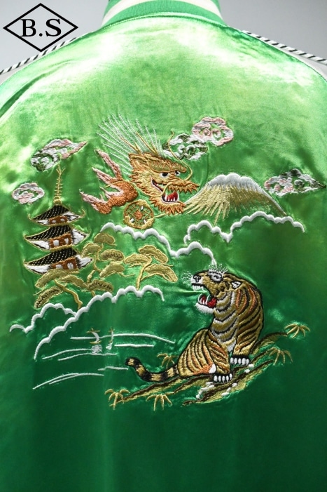 Schott ドラゴン刺繍 スカジャン グリーン 楽天市場】schott スカジャン（メンズファッション）の通販