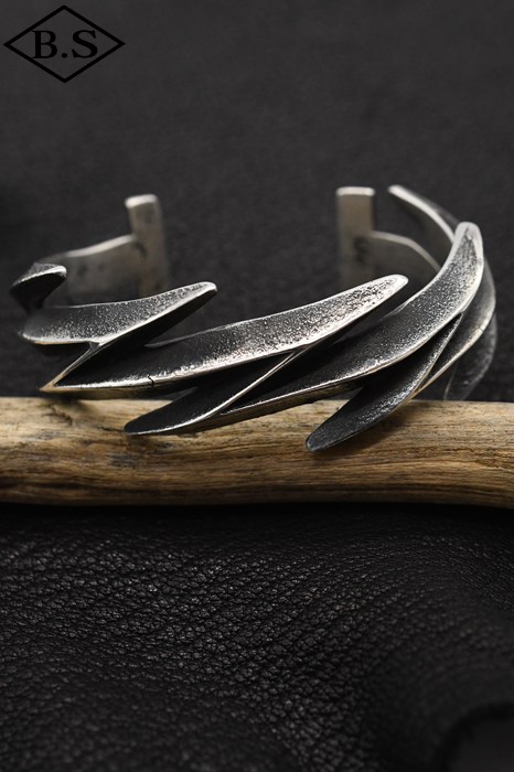 Aaron Anderson アーロンアンダーソン　トゥファ　クロスバングル インディアンジュエリー / インディアンジュエリー INDIAN JEWELRY