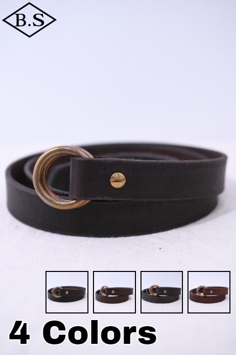 ヴァスコ VASCO ベルト VS-601 Leather Ring Belt narrow レザーリングベルト ナロー（細）