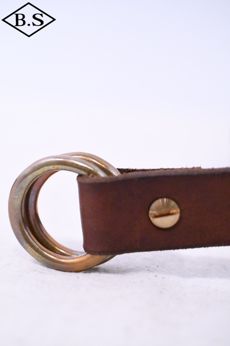 VASCO リングベルト vasco - 【ラスト1点】LEATHER RING BELT [BROWN] | リング