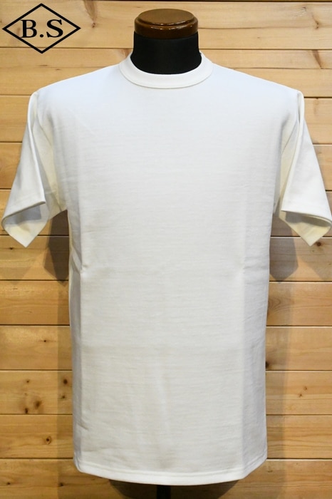 ビッグジョン BIG JOHN  Tシャツ MGTS01M 69R(赤タグ) Magnum Weight SS Tee マグナム ヘビーウエイト Ｔシャツ White ホワイト 