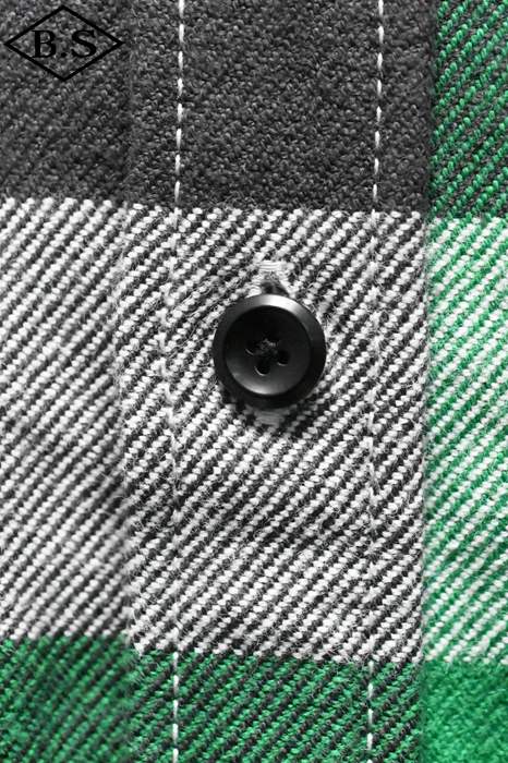 IRON HEART カーキ 長袖シャツ XXX-LARGE ロングスリーブダーンシャツ