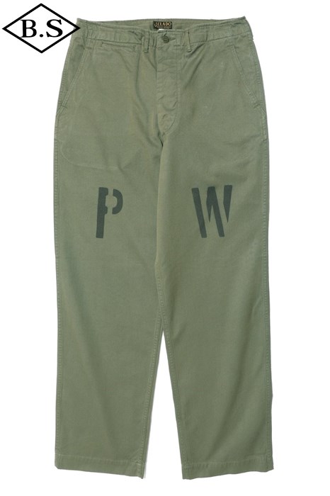 ジェラード パンツ JELADO パンツ AG94341B 41 Khaki Last Resort Chino Cloth Stencil ステンシル オリーブ