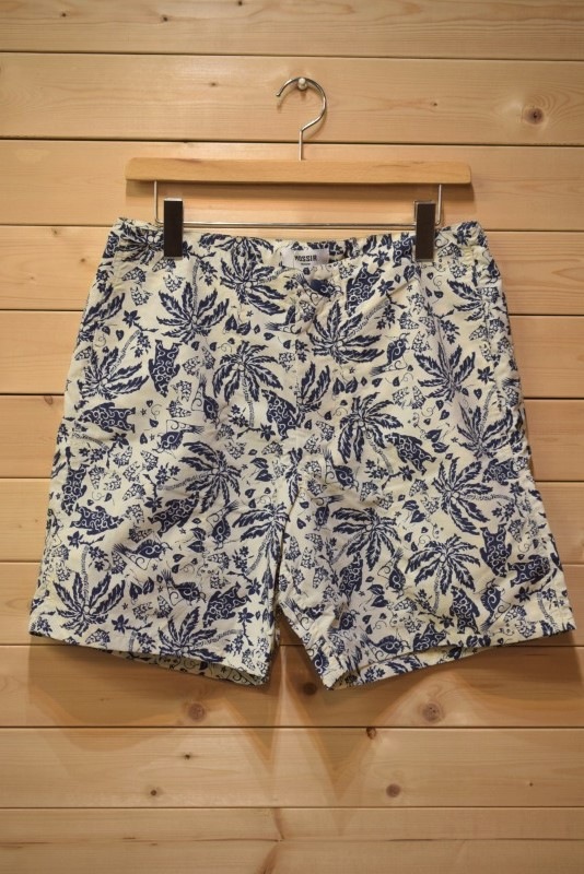 モシール MOSSIR MOPT002 Naber サプレックスナイロン ショーツ ホワイト×ブルー