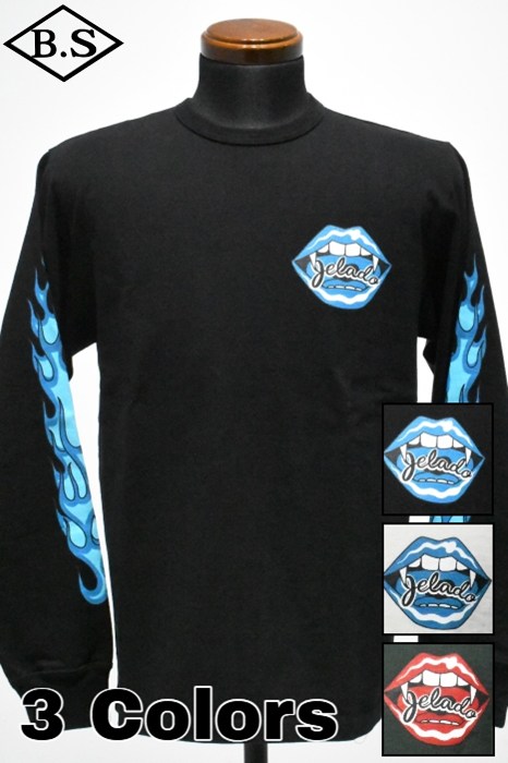 ジェラード JELADO 長袖Ｔシャツ AB13233 Flame Sleeve Tee