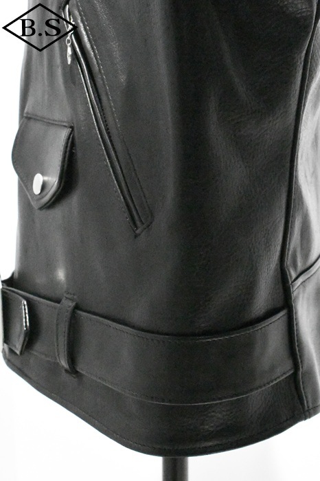 MASSES / マシス MASSES レザージャケット HORSE LEATHER JKT BLK