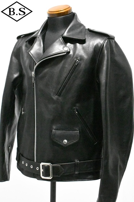 ブランド別 / マシス MASSES レザージャケット HORSE LEATHER JKT BLK