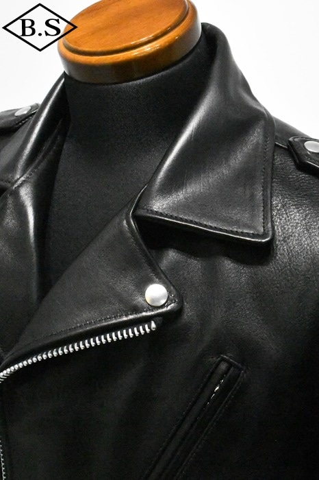 MASSES / マシス MASSES レザージャケット HORSE LEATHER JKT BLK