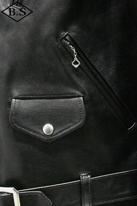 アイテム別 / マシス MASSES レザージャケット HORSE LEATHER JKT BLK