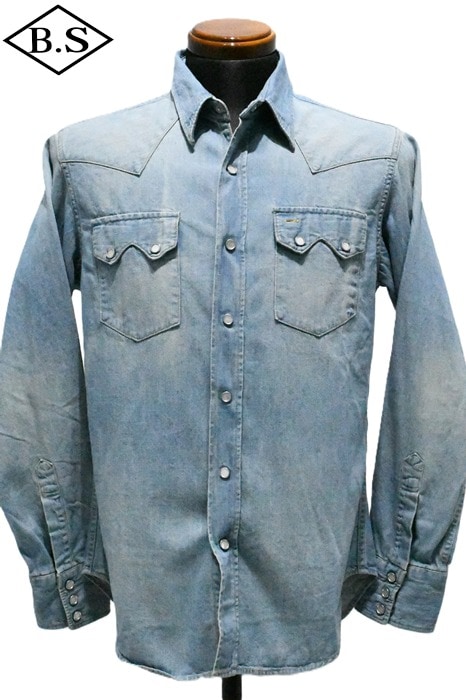 ブランド別 / シュガーケーン SUGAR CANE 長袖シャツ SC29684 BLUE