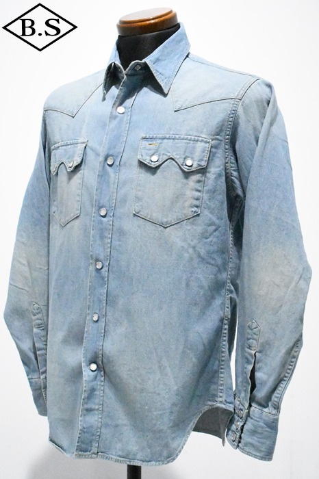 SUGAR_CANE / シュガーケーン SUGAR CANE 長袖シャツ SC29684 BLUE