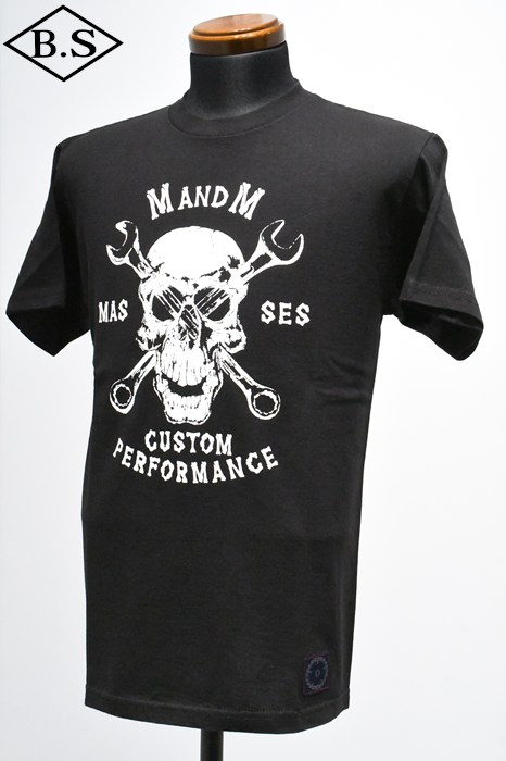 MASSES / マシス MASSES Tシャツ M&M×MASSES T-SHIRT SKULL