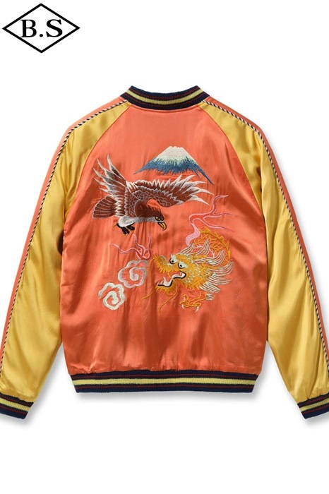 港商商会 KOSHO&CO.  アウター TT15911-159 Late 1940s Style Acetate Souvenir Jacket KOSHO & CO. Special Edition EAGLE & DRAGON × JAPAN MAP