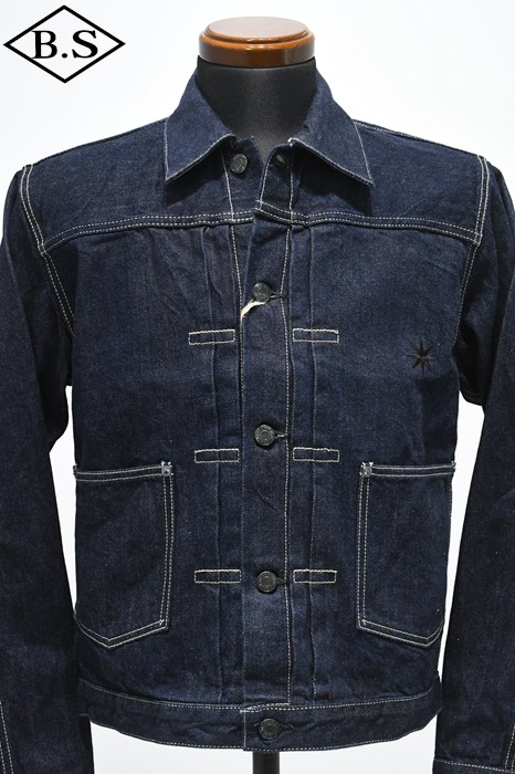 フルカウント FULLCOUNT アウター Gジャン GFC2002 Classic Pleated Denim Jacket GDC Collaboration / Indigo
