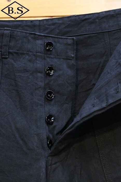 JOHN GLUCKOW ジョングラッコー パンツ トラウザーズ ブラックダック JOHN GLUCKOW ジョングラッコー パンツ トラウザーズ ブラック